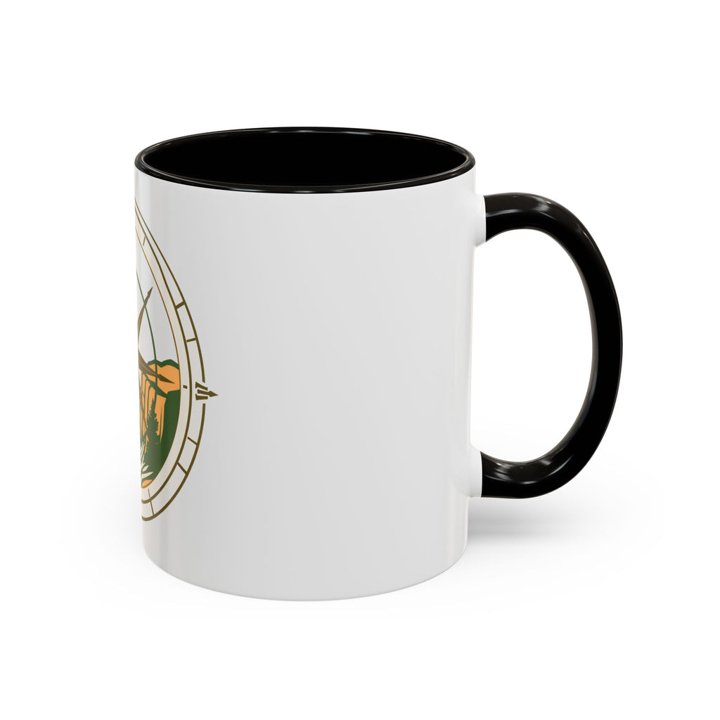CanyonCache Compass Trail Mug — Topographic Explorer Coffee Mug