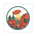 CanyonCache Disc Golf Canyon Sticker — Vinyl Kiss-Cut