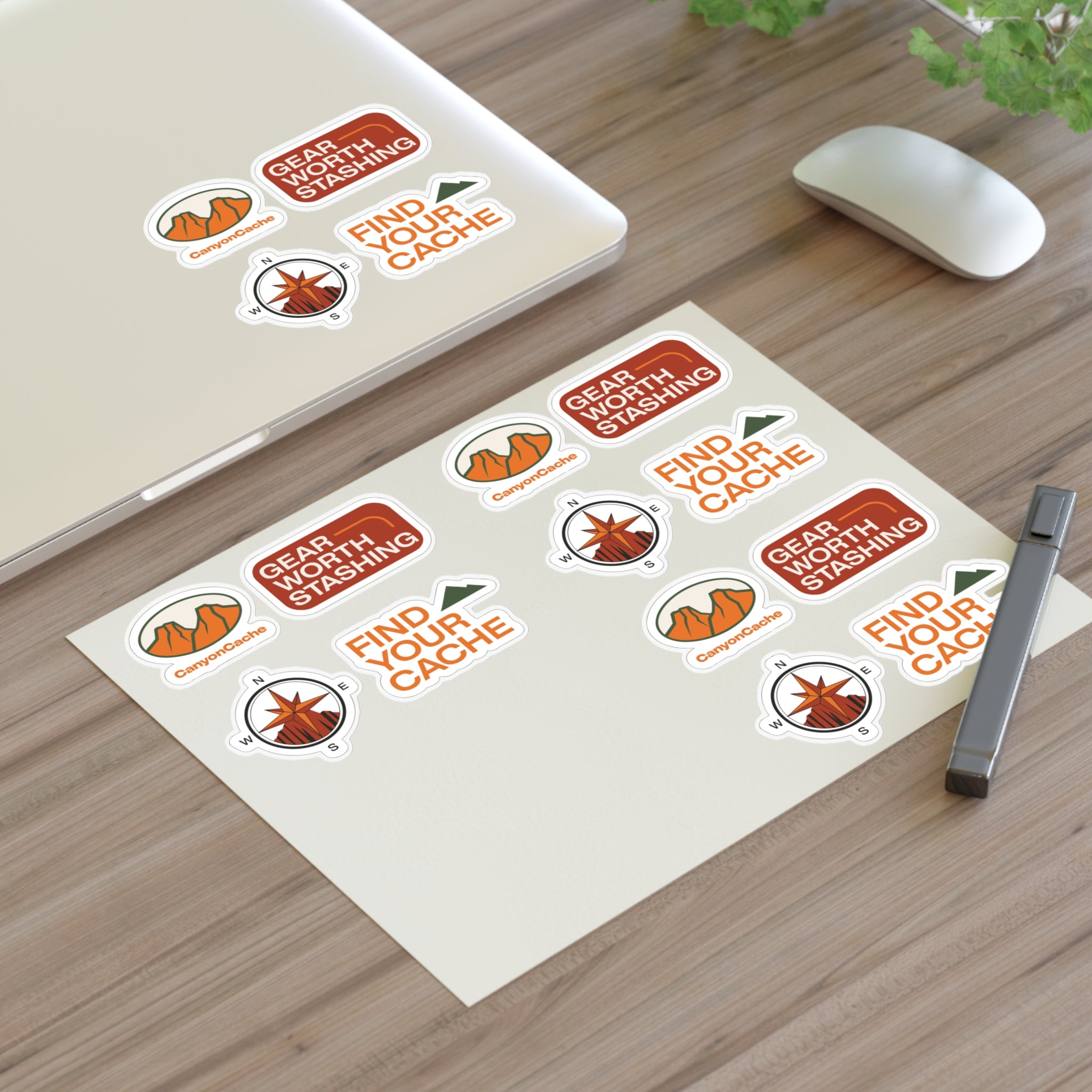 Trail Sticker Pack — 4 Die-Cut Stickers