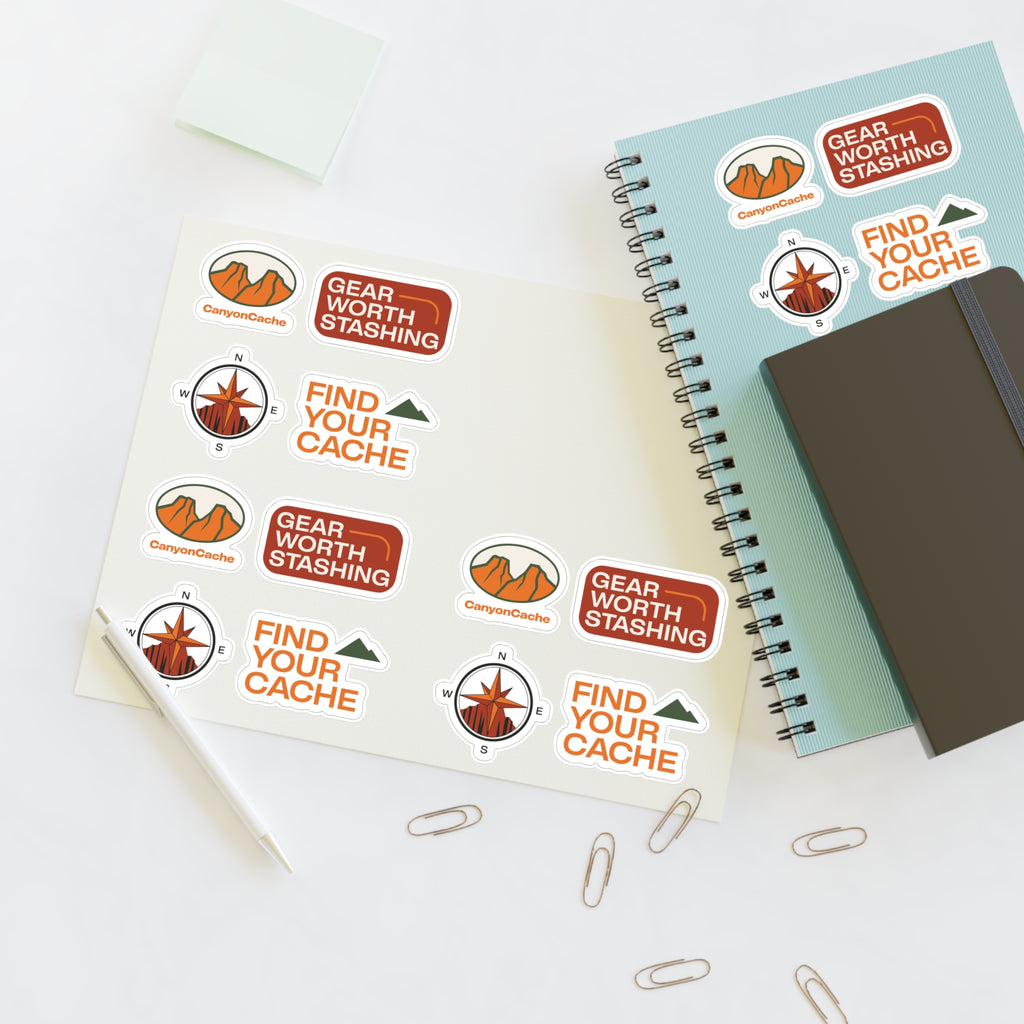 Trail Sticker Pack — 4 Die-Cut Stickers