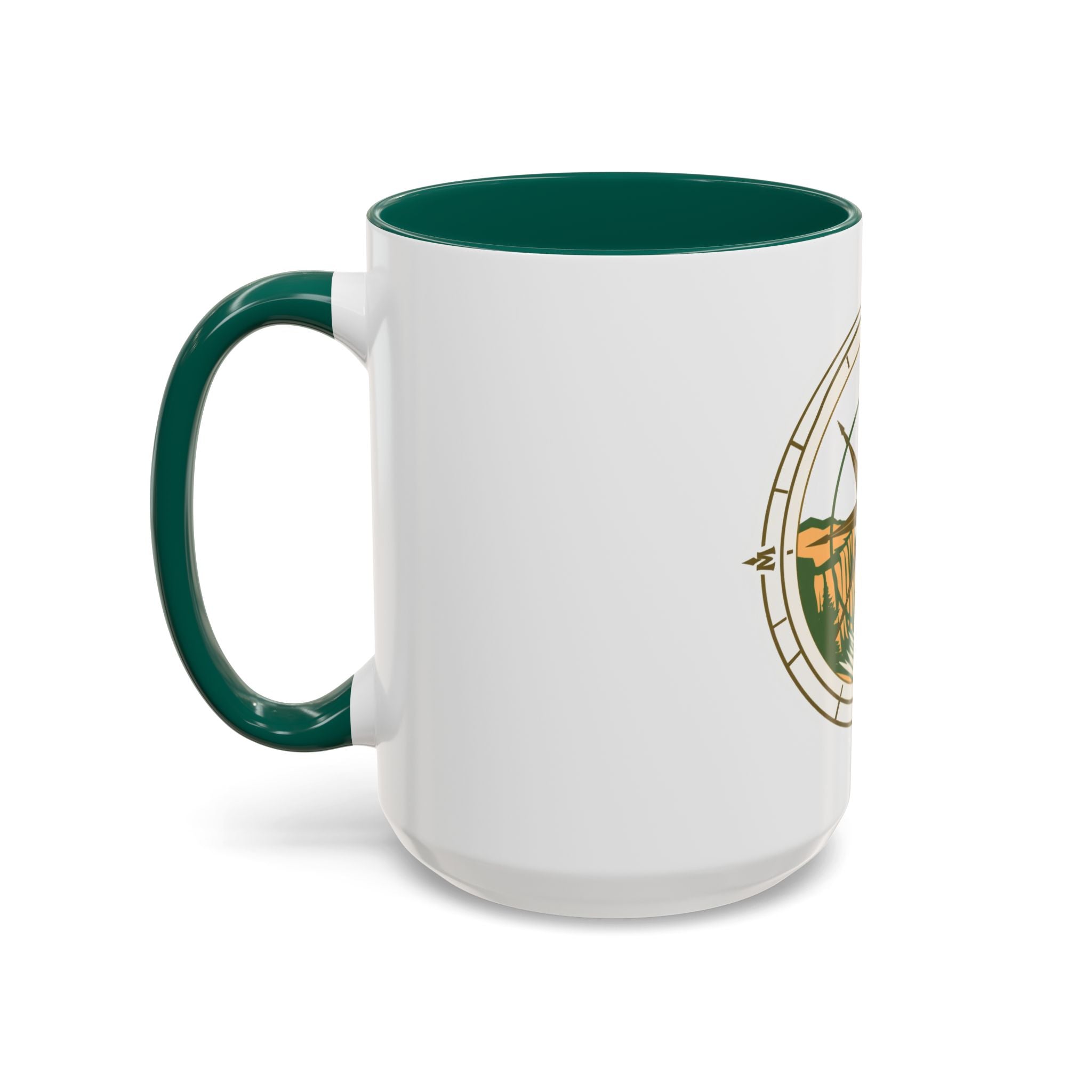 CanyonCache Compass Trail Mug — Topographic Explorer Coffee Mug