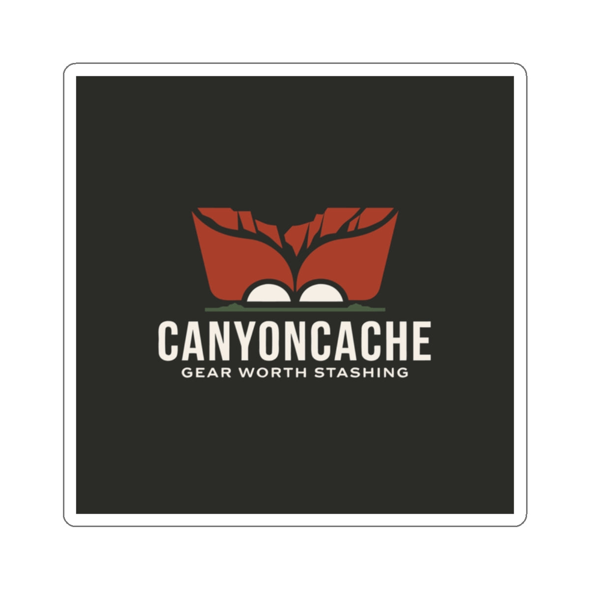 CanyonCache Logo Sticker