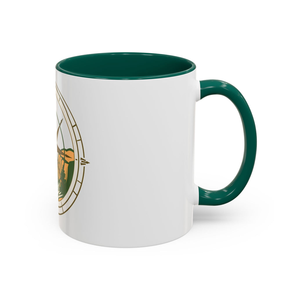 CanyonCache Compass Trail Mug — Topographic Explorer Coffee Mug