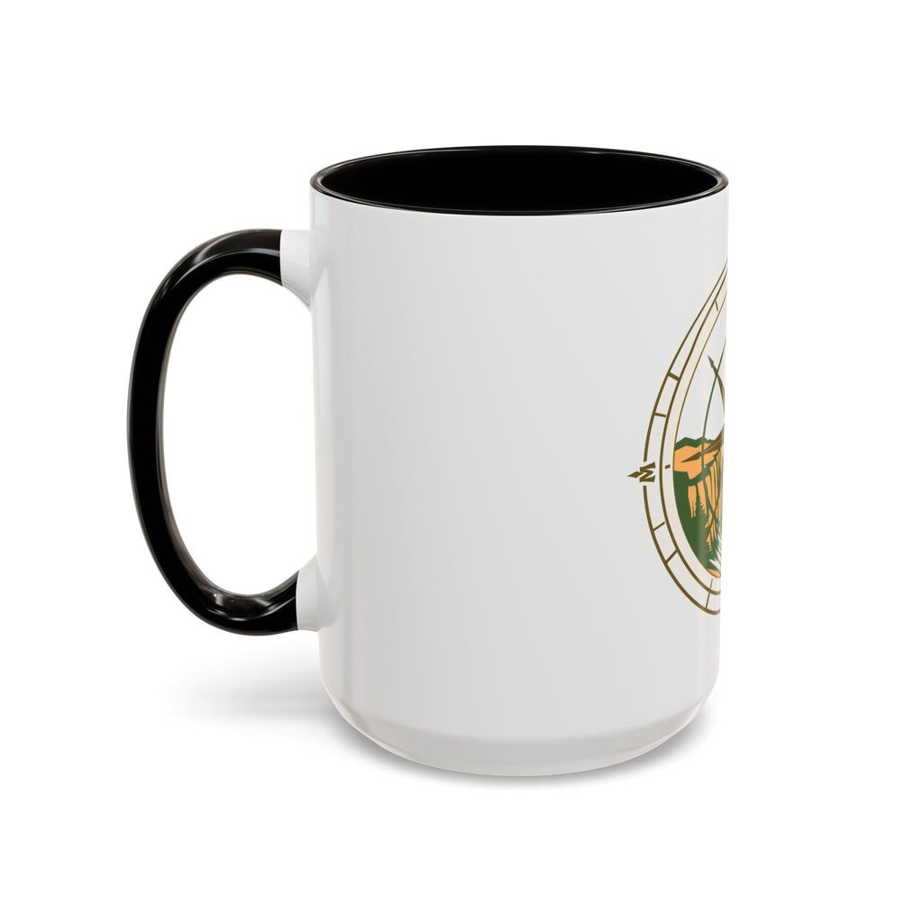 CanyonCache Compass Trail Mug — Topographic Explorer Coffee Mug