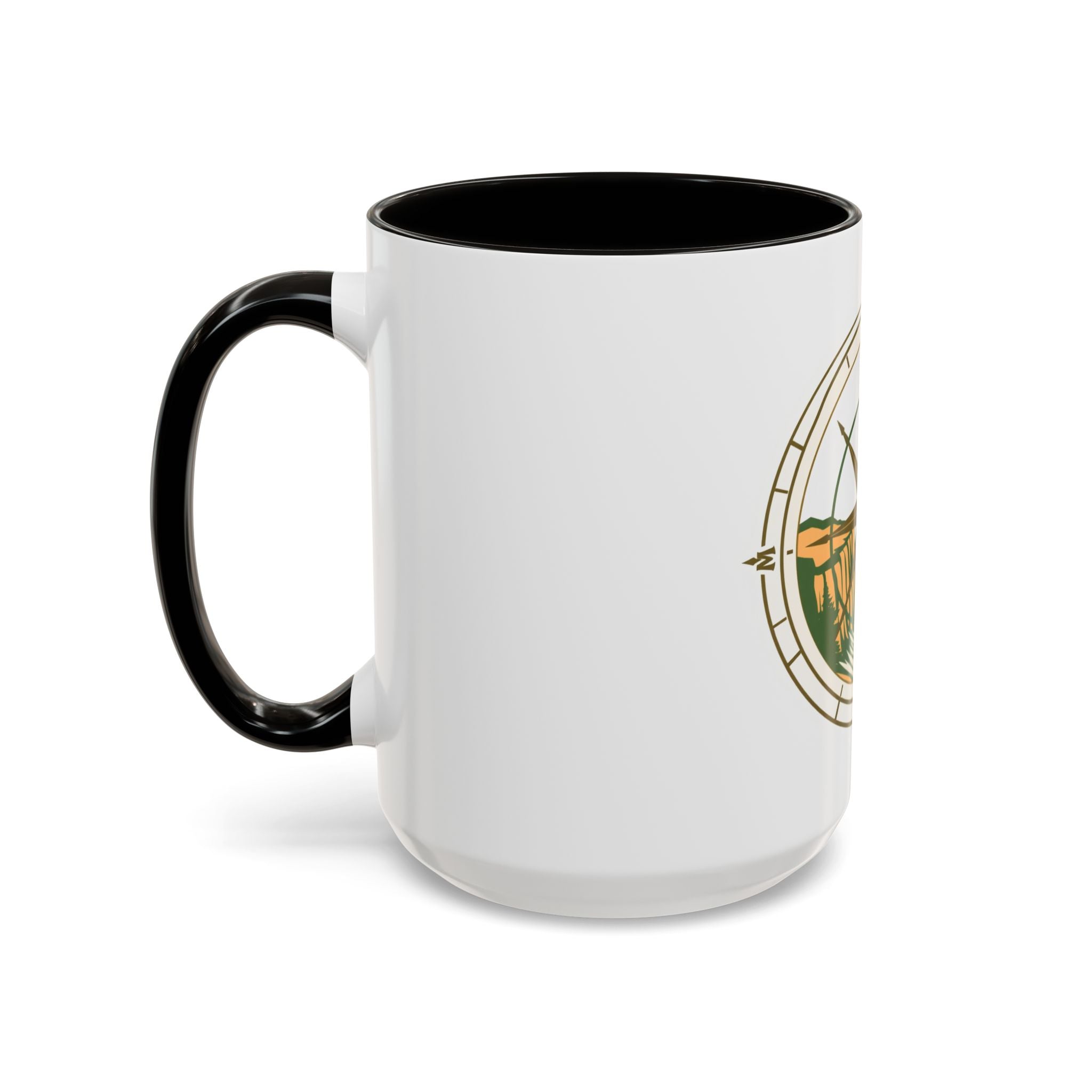 CanyonCache Compass Trail Mug — Topographic Explorer Coffee Mug