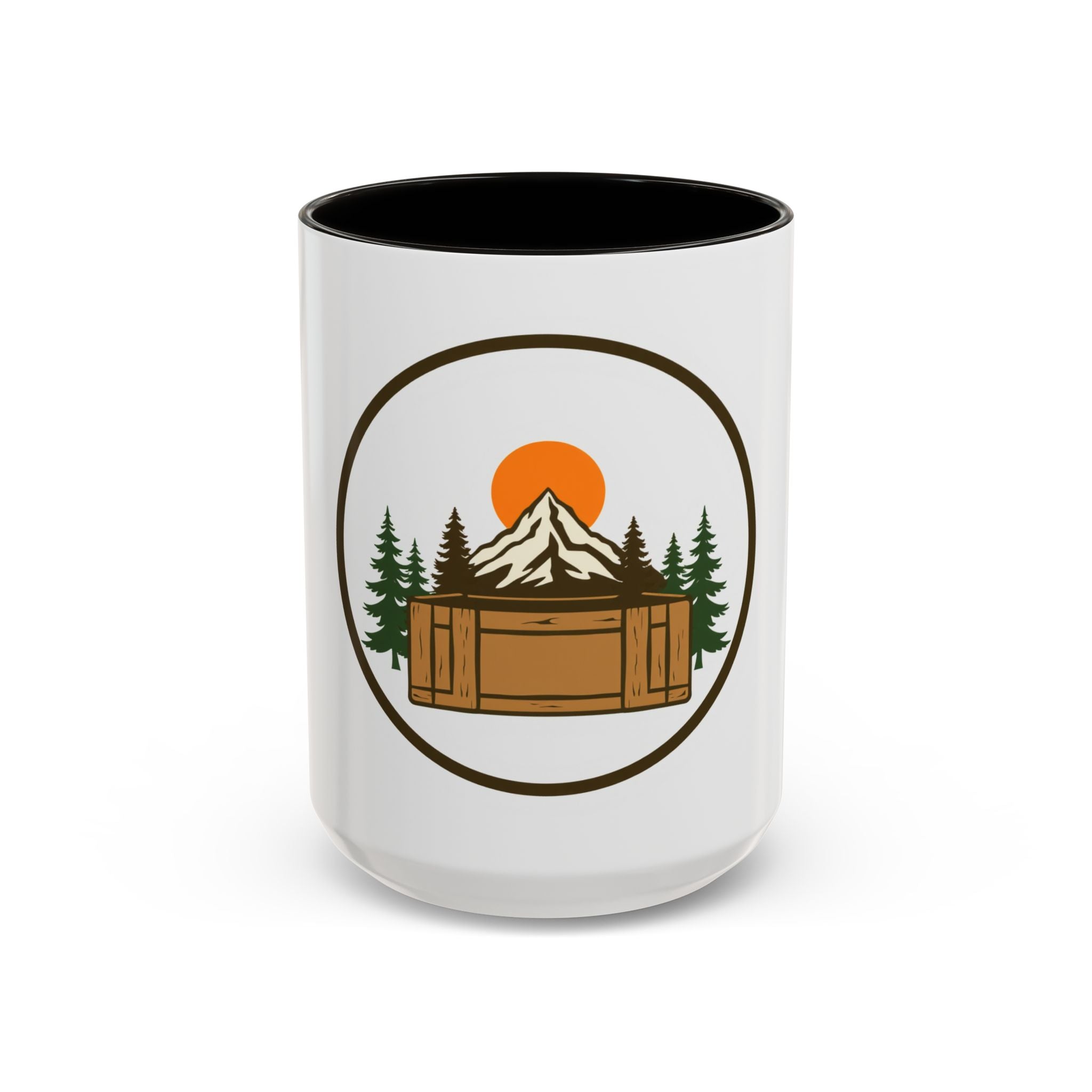 CanyonCache Cache Crate Mug — Retro Outdoor Camp Coffee Mug