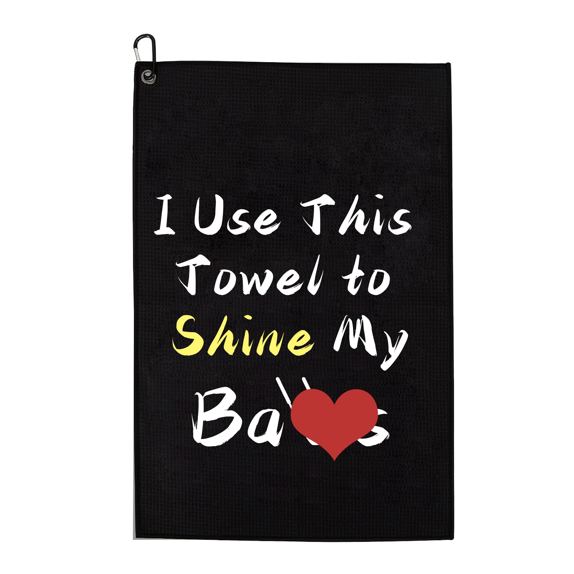 Microfiber Golf Bag Towel with Clip (3-Pack)