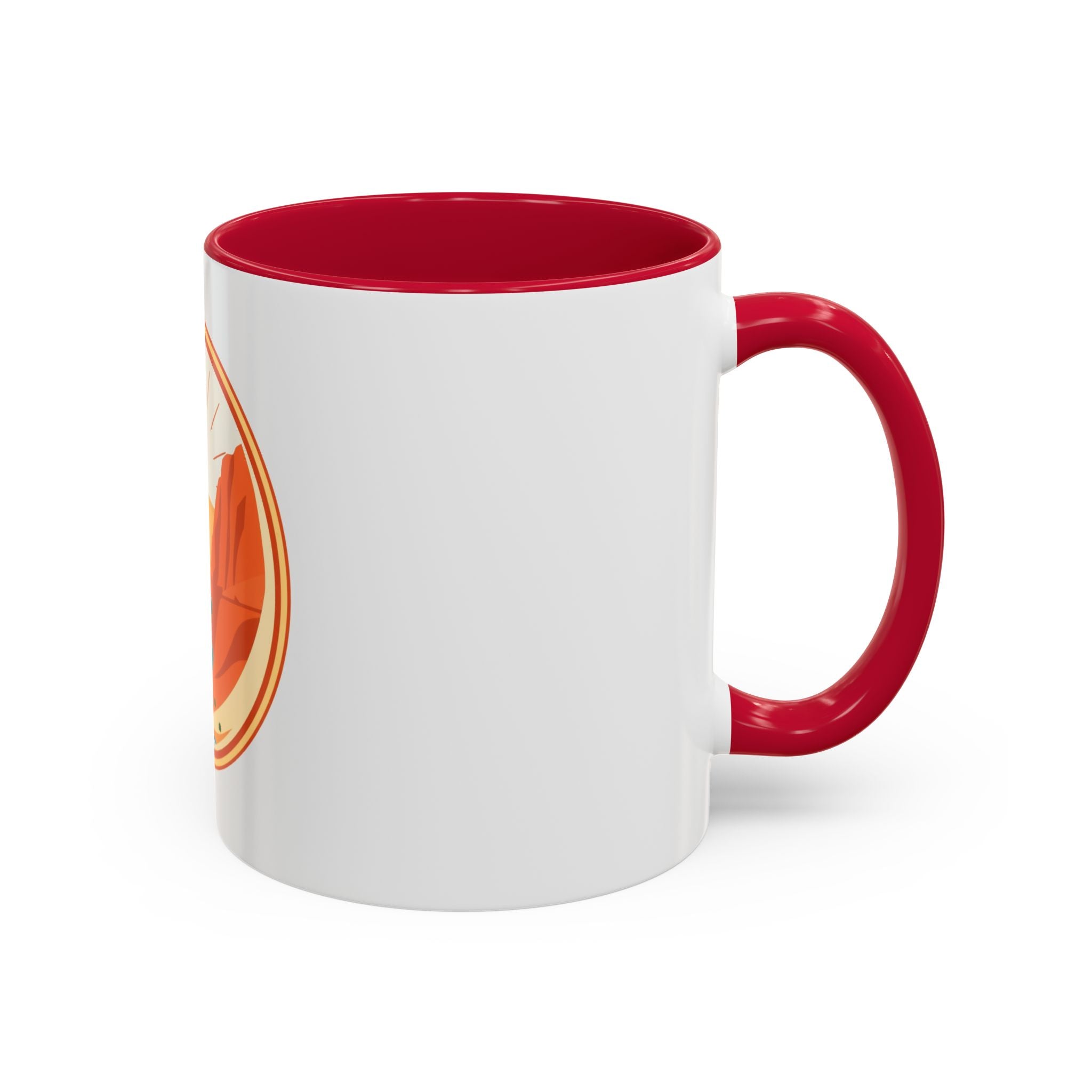 CanyonCache Canyon Badge Mug — Retro National-Park Camp Coffee Mug