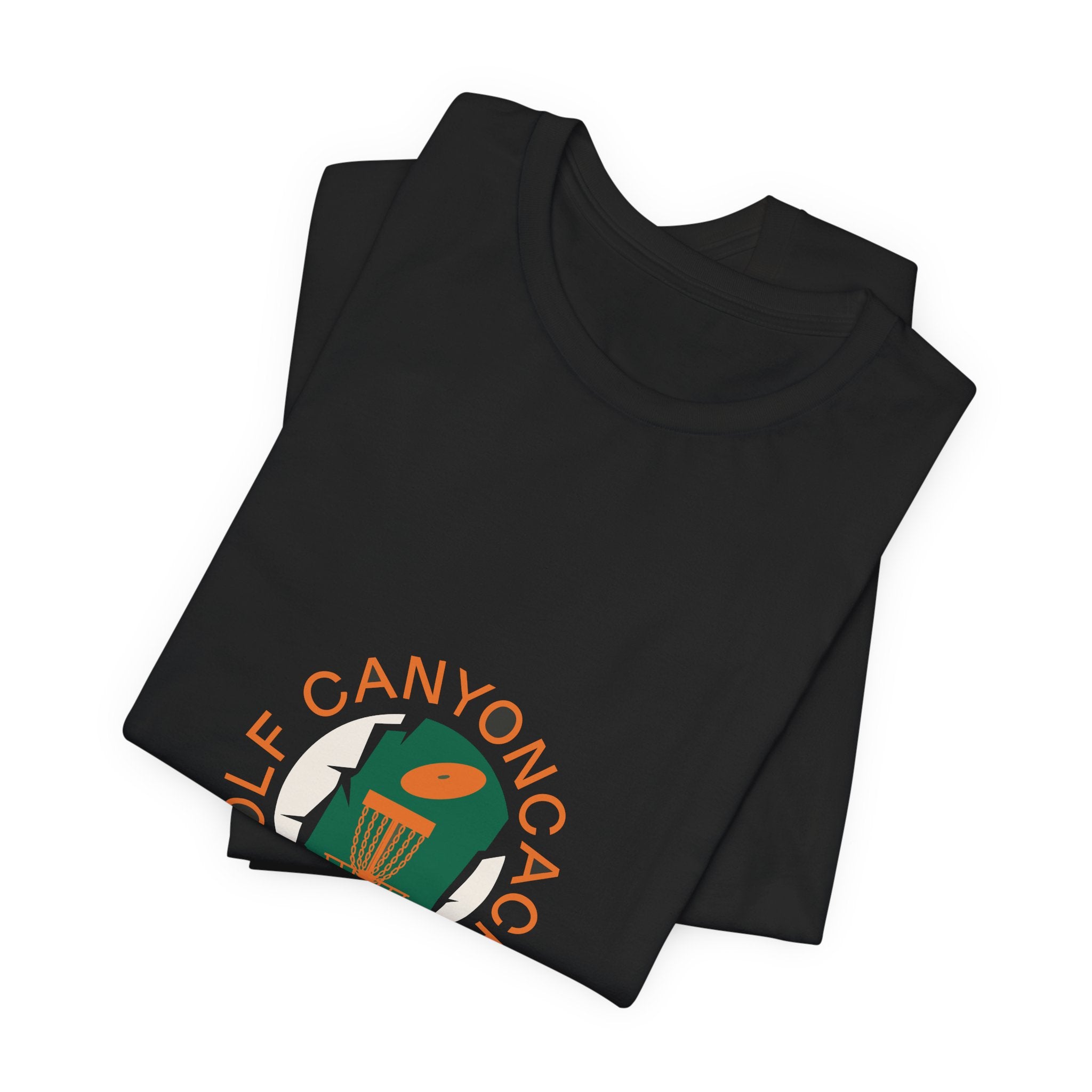 Golf CanyonCache Tee — "Throw. Hike. Repeat."