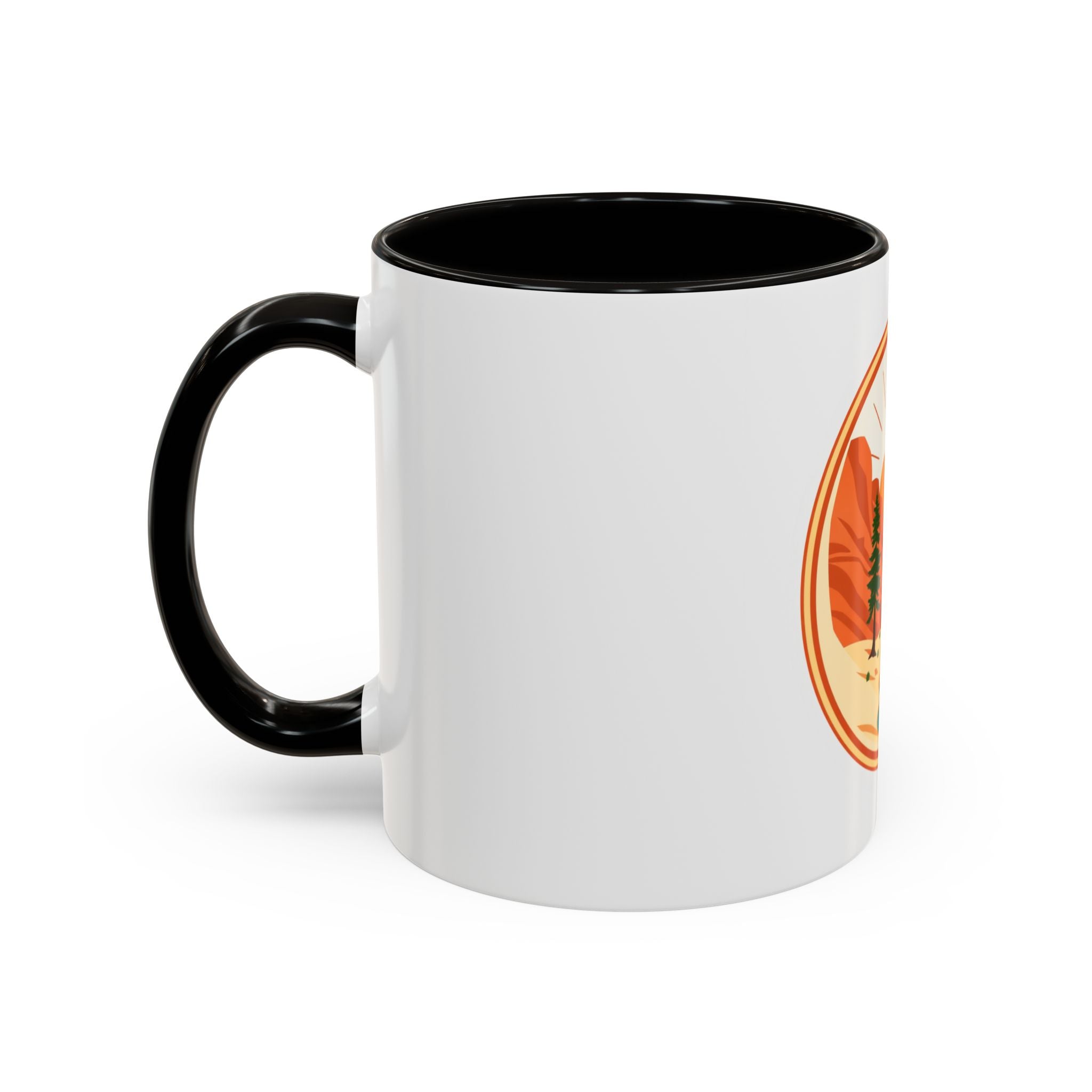 CanyonCache Canyon Badge Mug — Retro National-Park Camp Coffee Mug