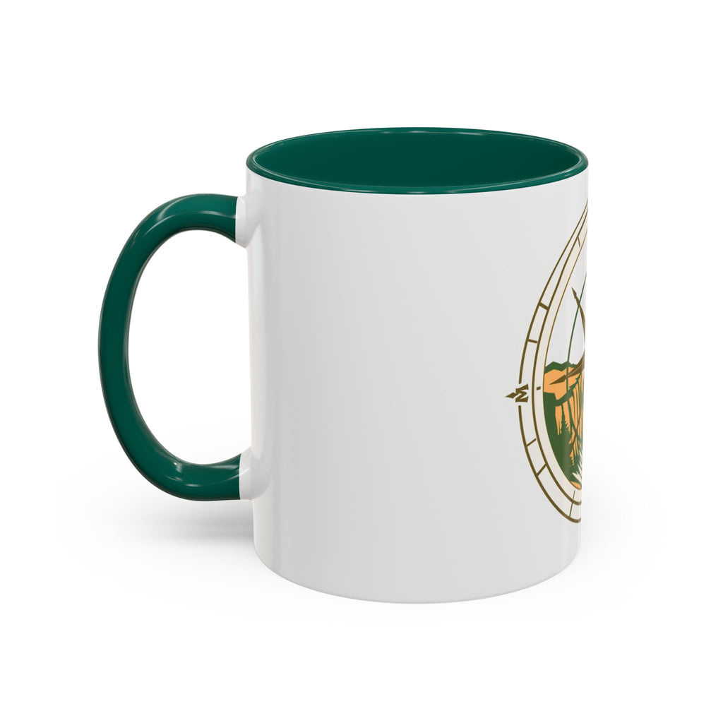 CanyonCache Compass Trail Mug — Topographic Explorer Coffee Mug