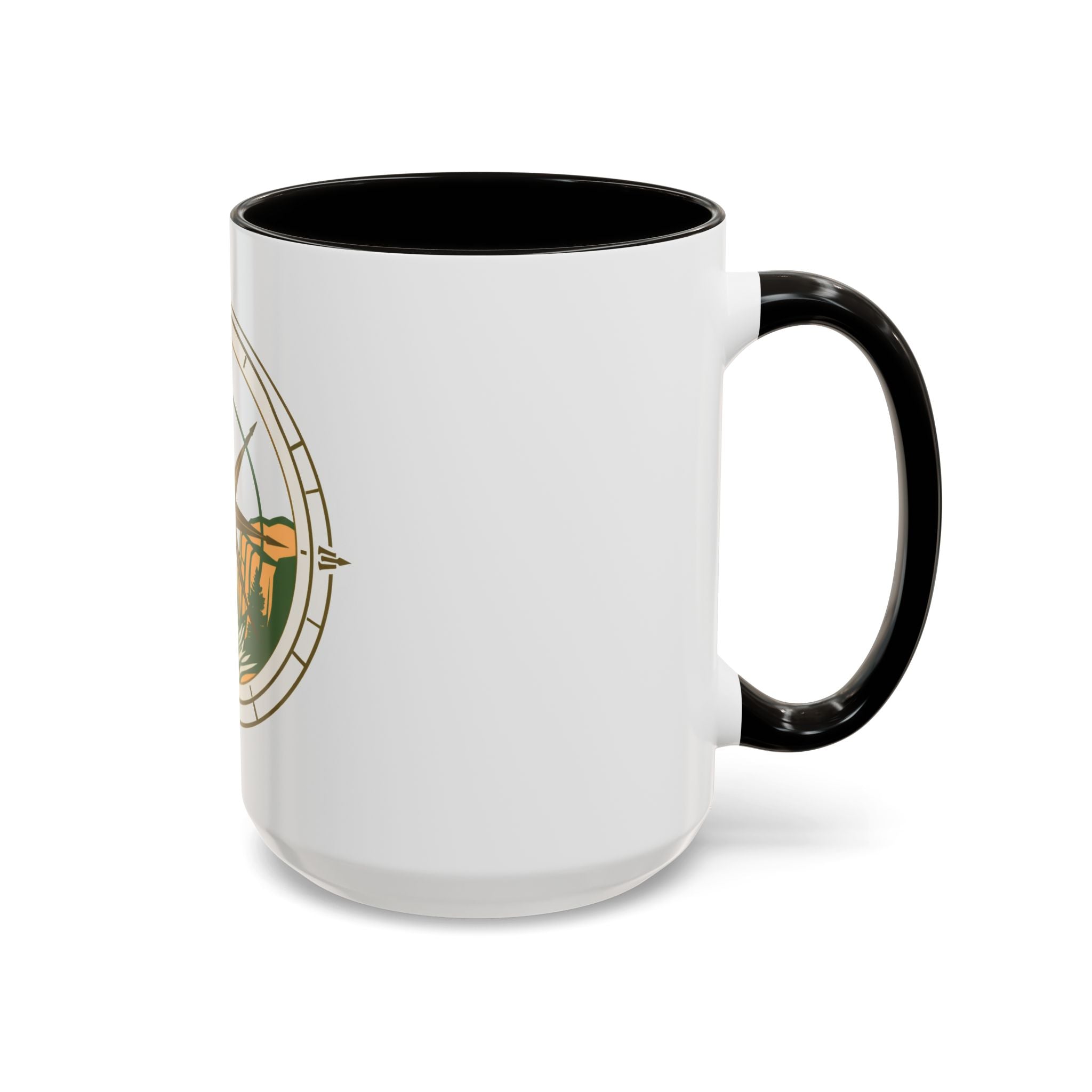 CanyonCache Compass Trail Mug — Topographic Explorer Coffee Mug