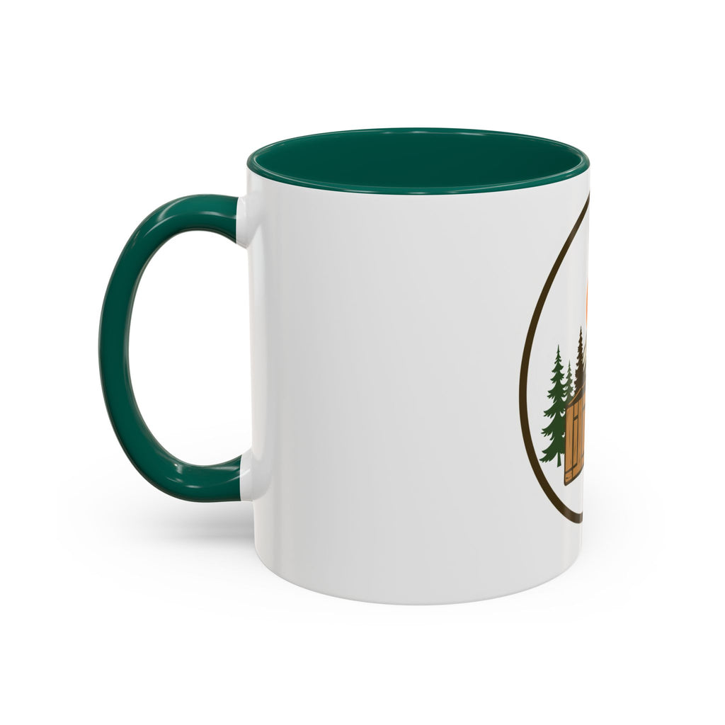 CanyonCache Cache Crate Mug — Retro Outdoor Camp Coffee Mug