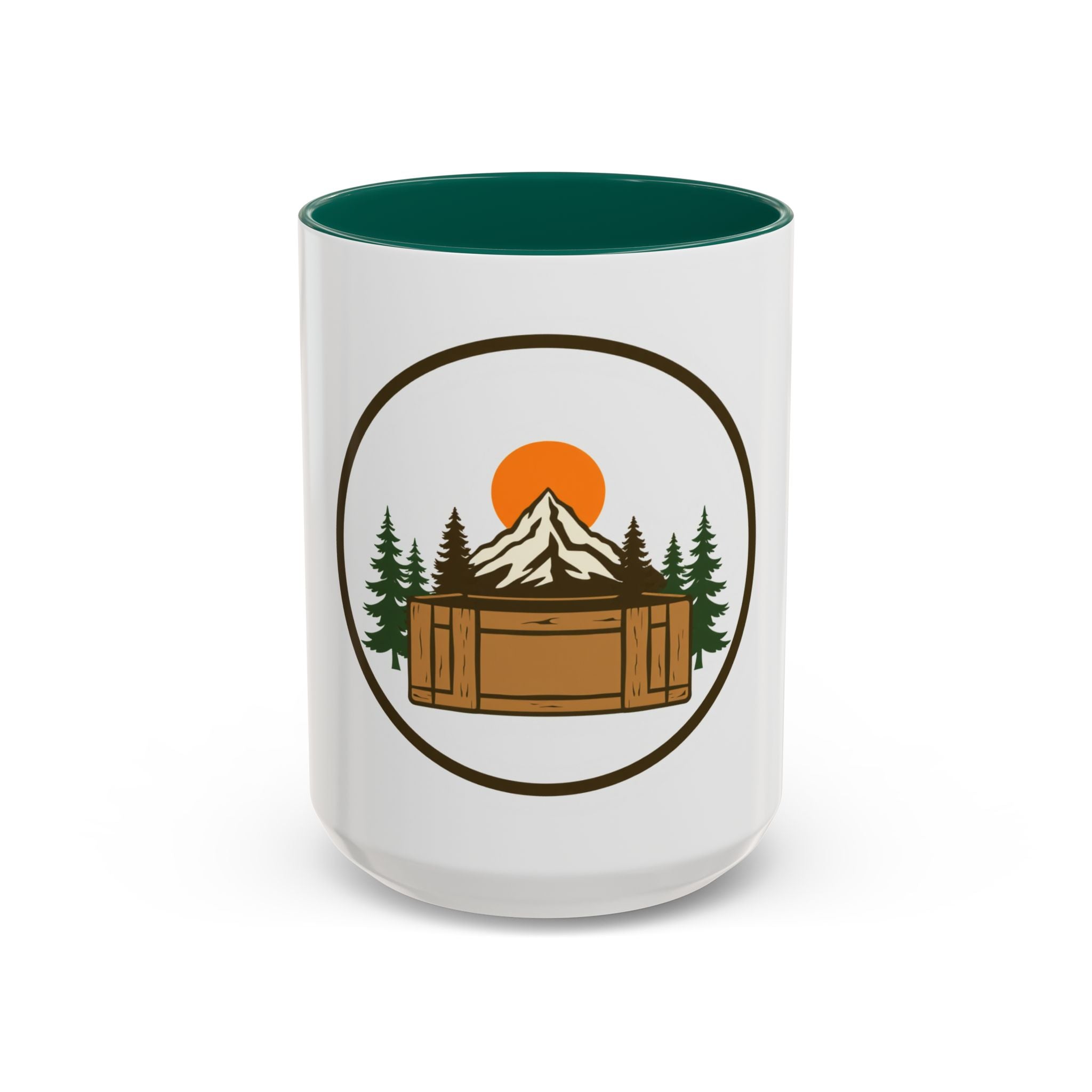 CanyonCache Cache Crate Mug — Retro Outdoor Camp Coffee Mug