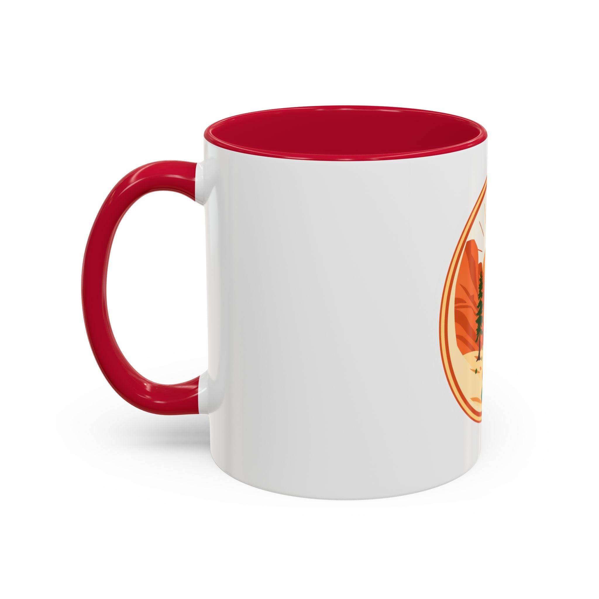 CanyonCache Canyon Badge Mug — Retro National-Park Camp Coffee Mug