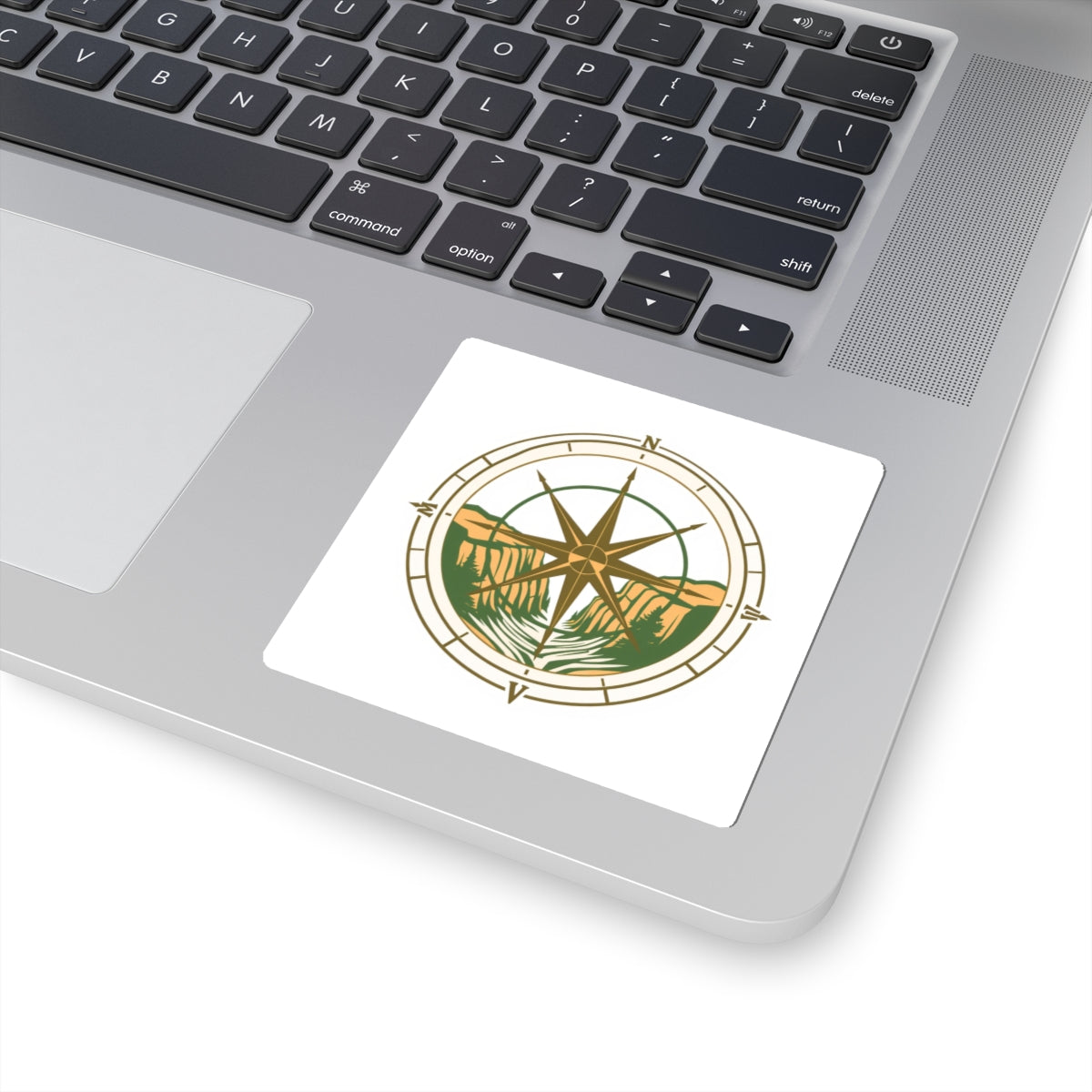 CanyonCache Compass Trail Sticker — Vinyl Kiss-Cut