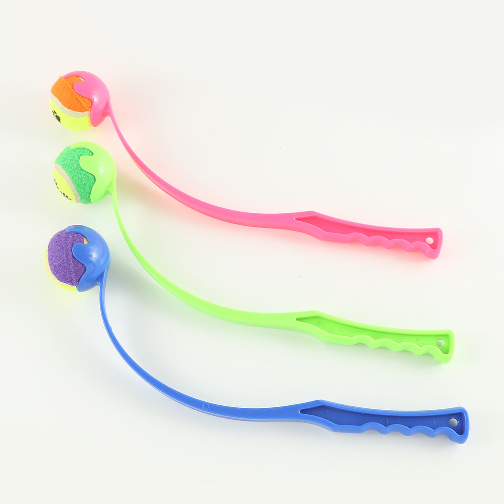 Dog Ball Launcher — Long-Range Fetch Thrower (with Ball)