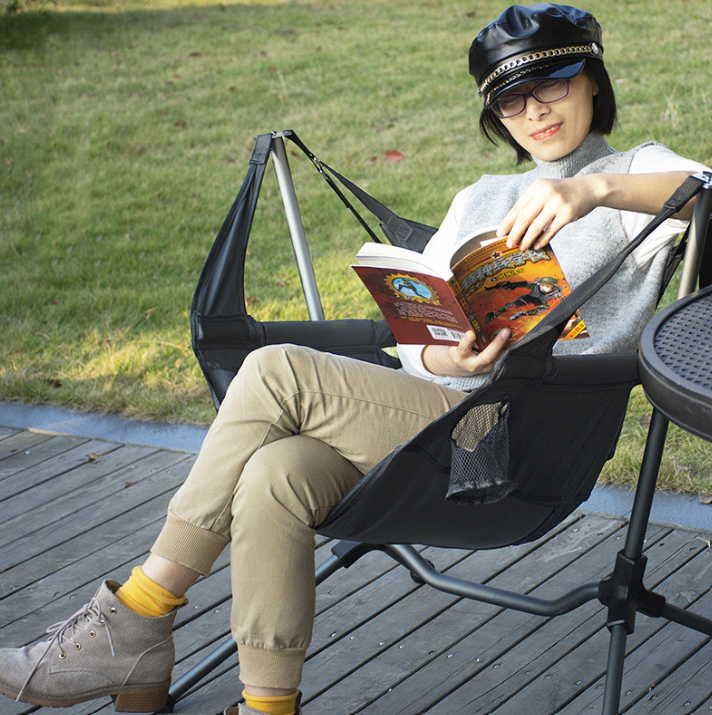 Folding Aluminum Camp Rocking Chair