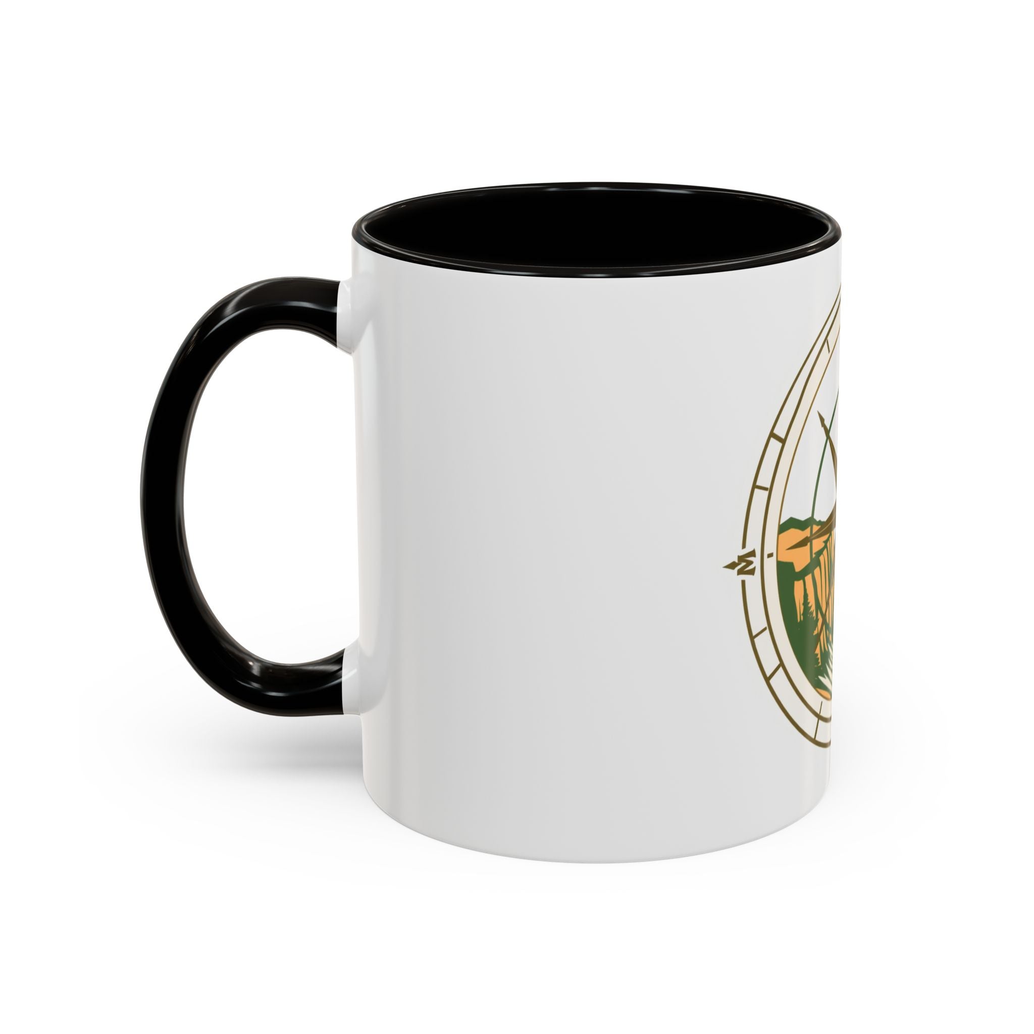 CanyonCache Compass Trail Mug — Topographic Explorer Coffee Mug