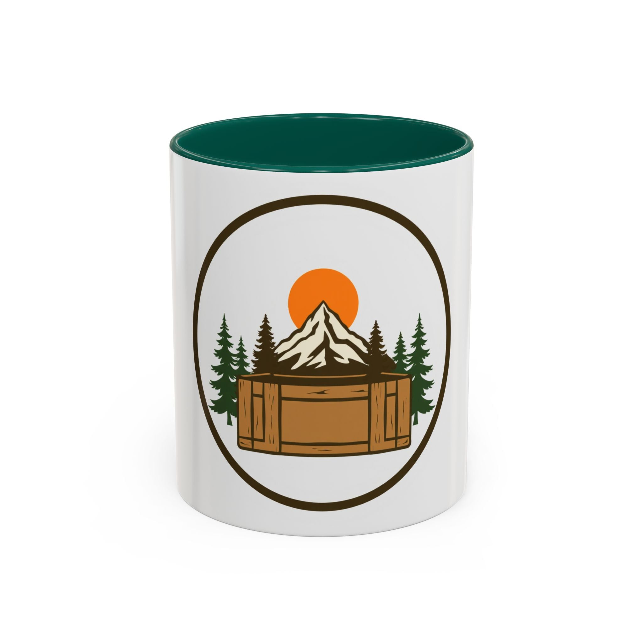 CanyonCache Cache Crate Mug — Retro Outdoor Camp Coffee Mug