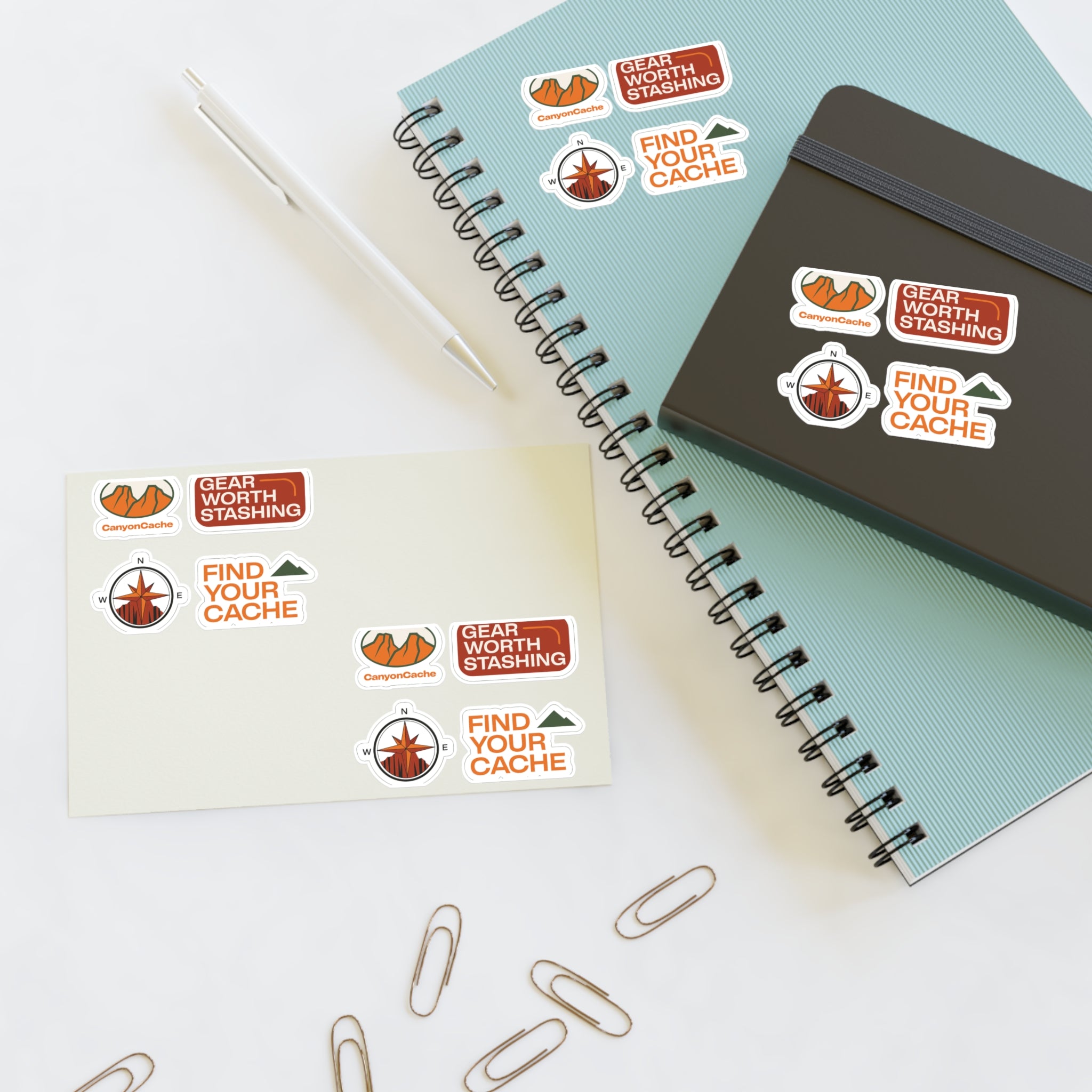 Trail Sticker Pack — 4 Die-Cut Stickers