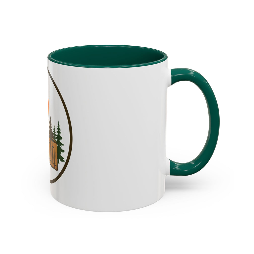 CanyonCache Cache Crate Mug — Retro Outdoor Camp Coffee Mug