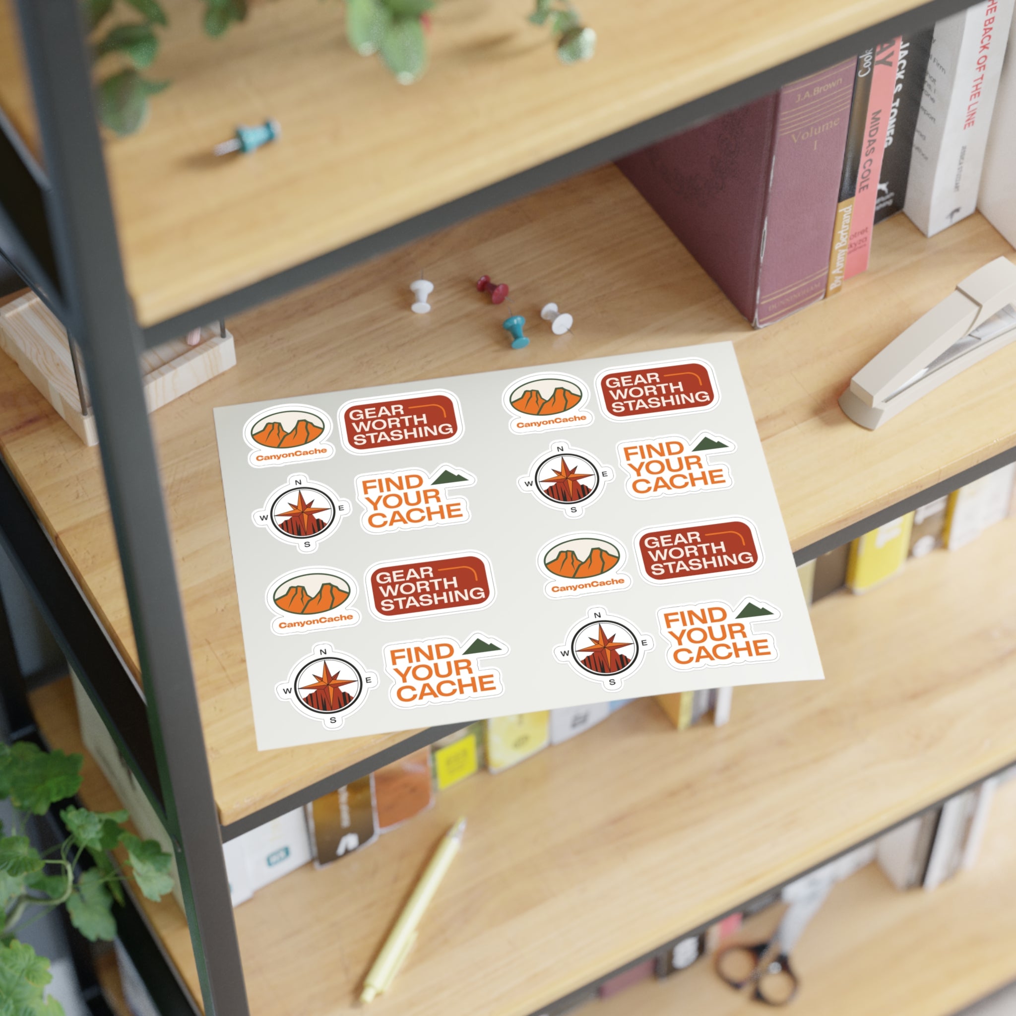 Trail Sticker Pack — 4 Die-Cut Stickers