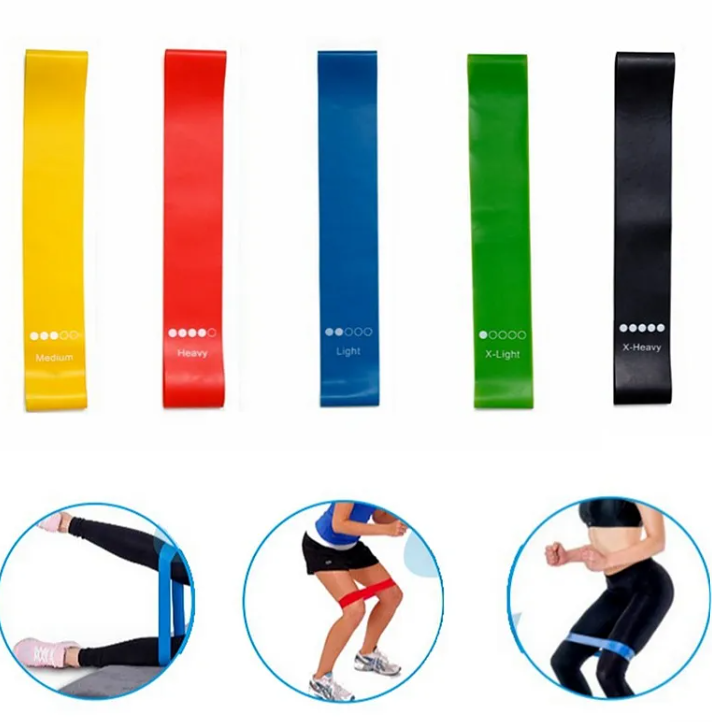 Resistance Loop Bands — 5-Level Set for Yoga & Strength