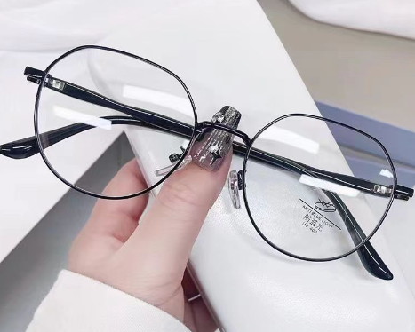 Blue Light Blocking Glasses — Anti Eye-Strain (Metal Frame)