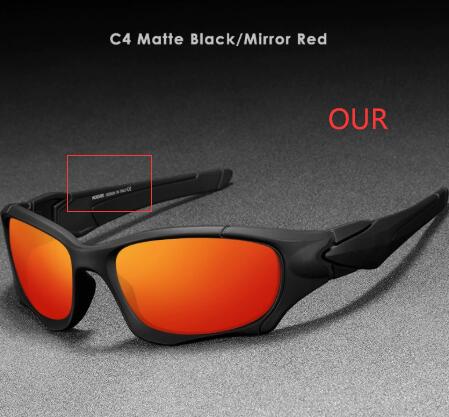 Polarized Sport Sunglasses — UV400 Lightweight Wraparound