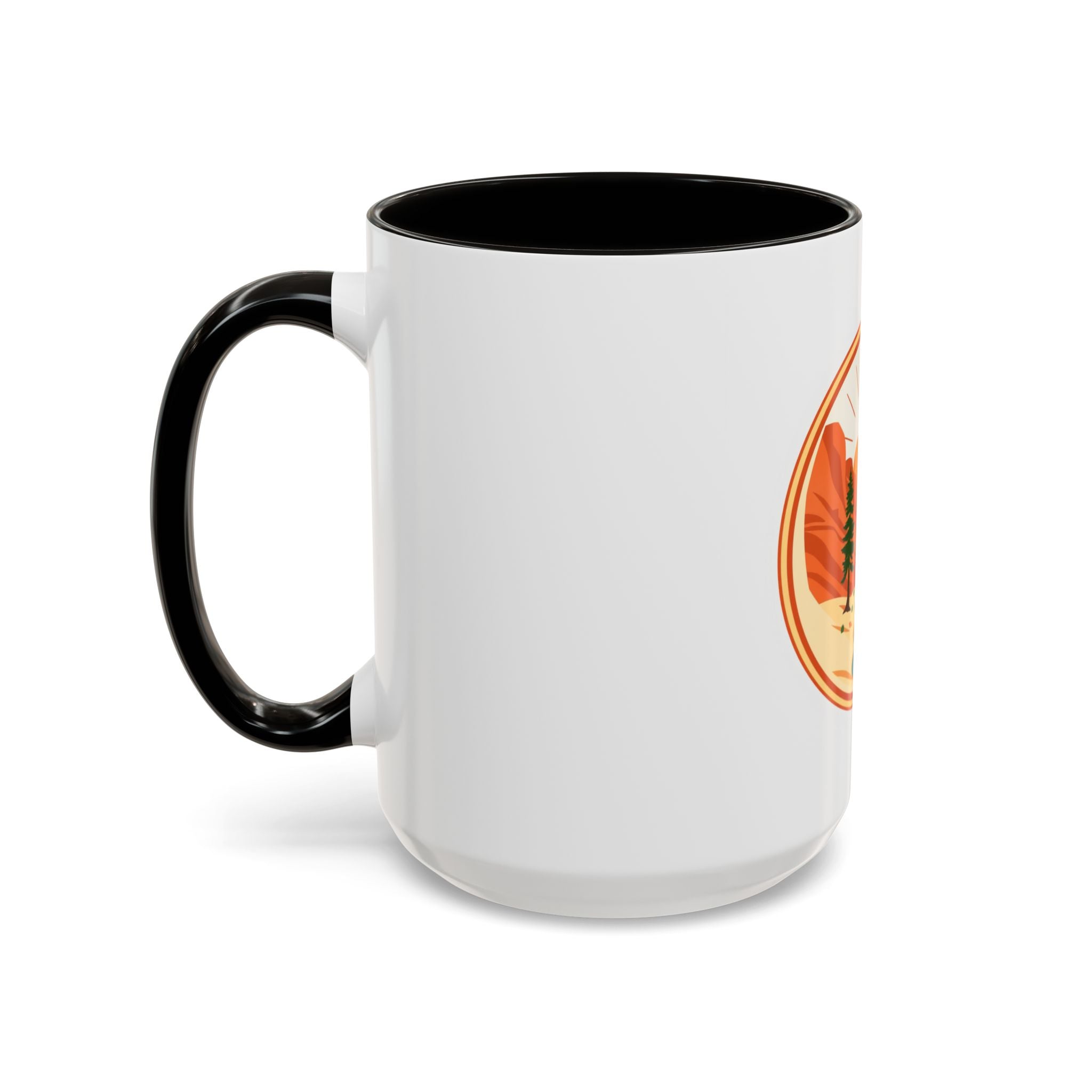CanyonCache Canyon Badge Mug — Retro National-Park Camp Coffee Mug