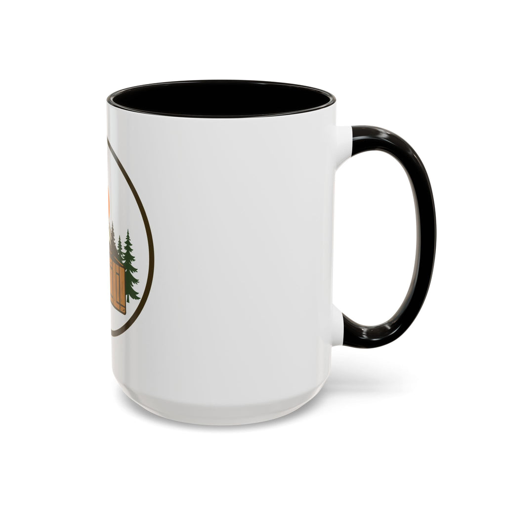 CanyonCache Cache Crate Mug — Retro Outdoor Camp Coffee Mug
