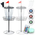 Portable Disc Golf Practice Basket – 24-Chain Target