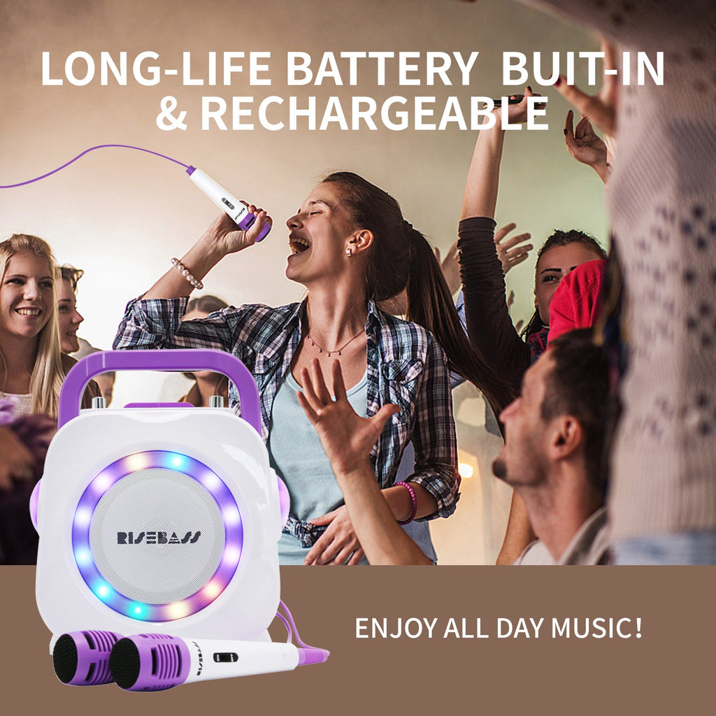 Dual Mic Bluetooth Karaoke Speaker System