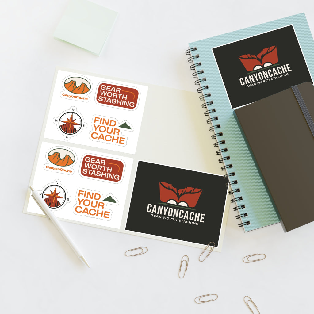 Trail Sticker Pack — 4 Die-Cut Stickers