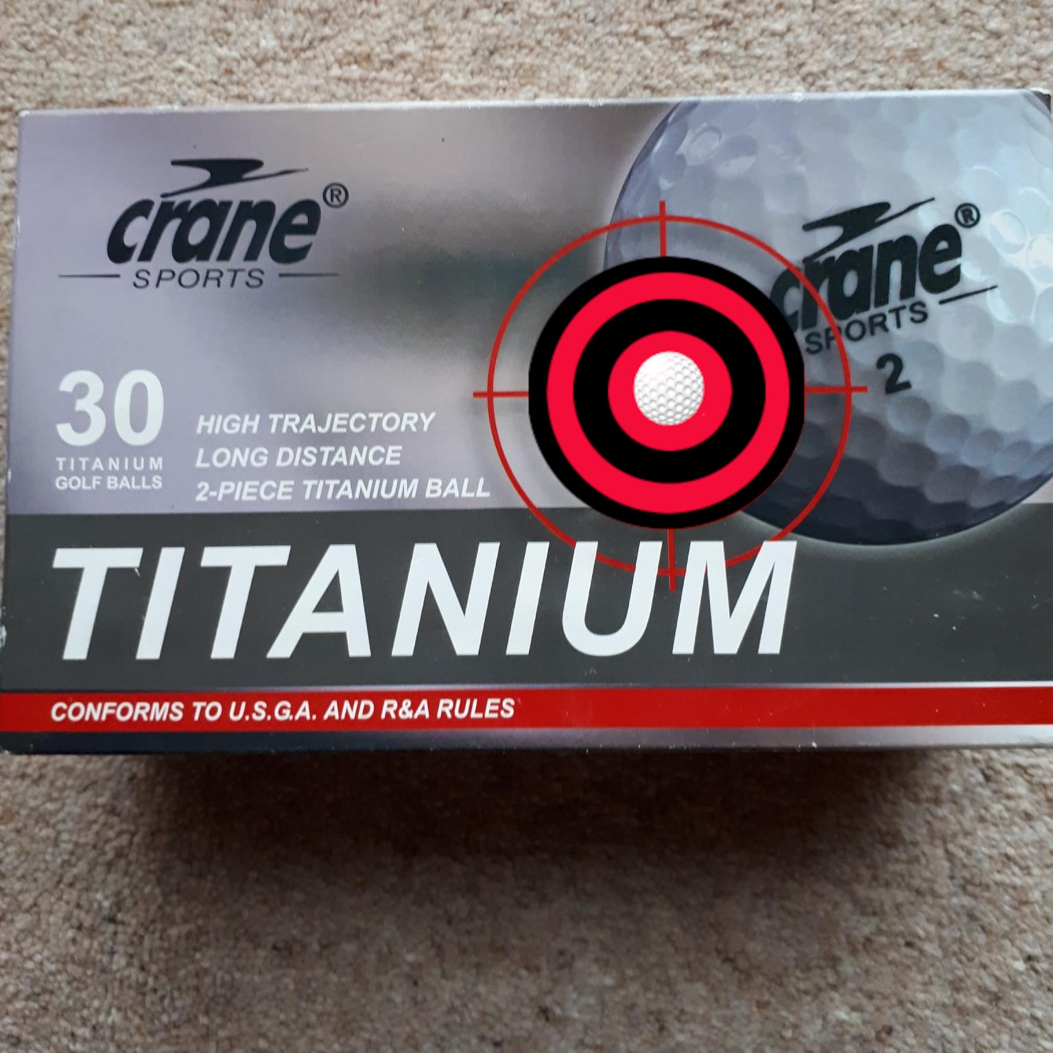 TrueDrive Titanium Golf Balls - 30 Pack