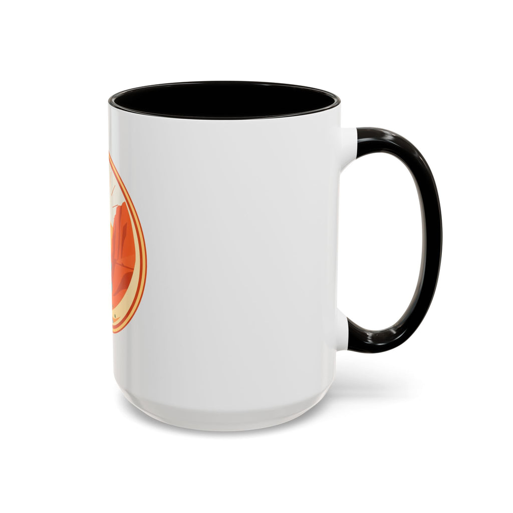 CanyonCache Canyon Badge Mug — Retro National-Park Camp Coffee Mug