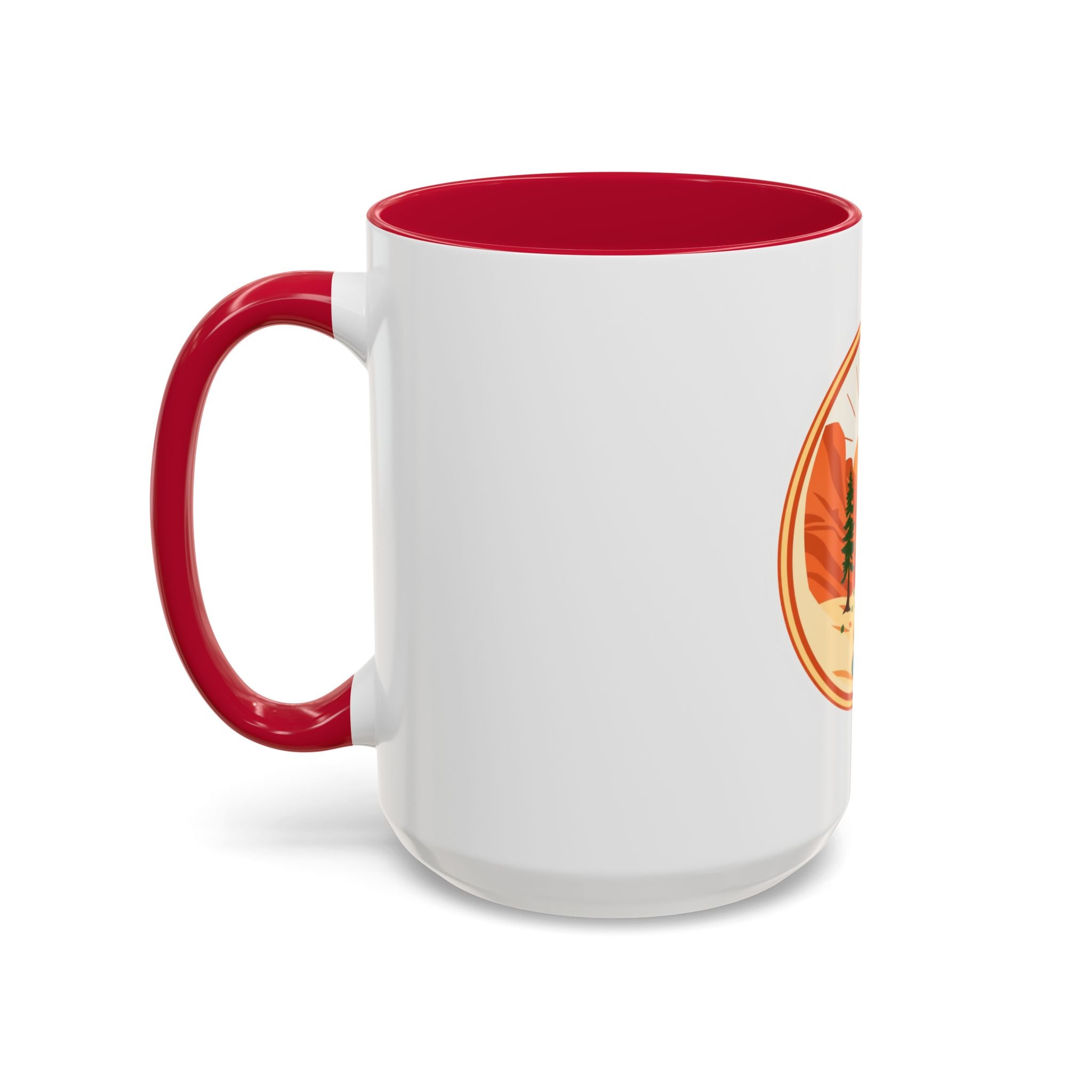 CanyonCache Canyon Badge Mug — Retro National-Park Camp Coffee Mug