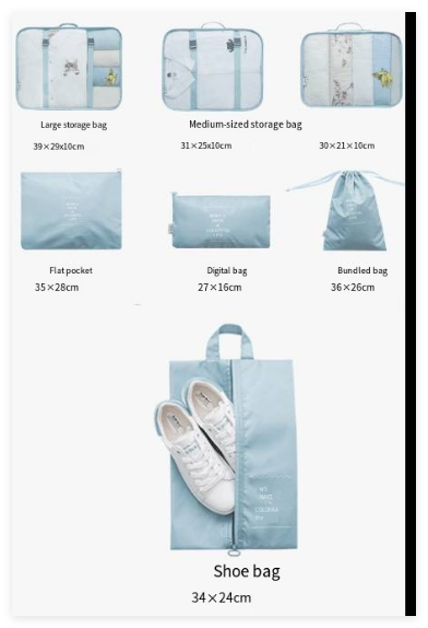 Travel Packing Cubes — Luggage Organizer Set