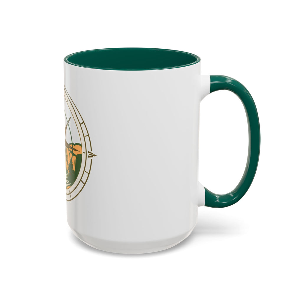 CanyonCache Compass Trail Mug — Topographic Explorer Coffee Mug