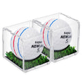 Golf Ball Display Case with Turf – Set of 2