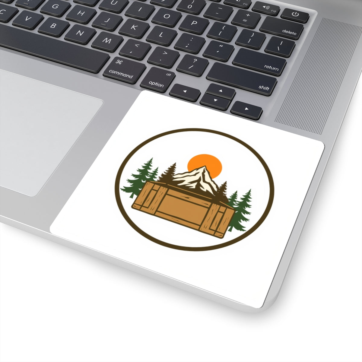 CanyonCache Cache Crate Sticker — Vinyl Kiss-Cut