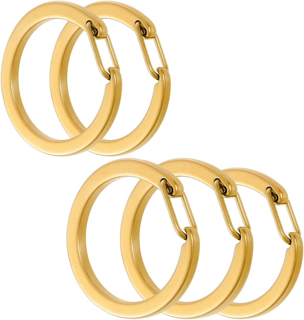 Titanium carabiner keychain 2-pack — supplier product photo