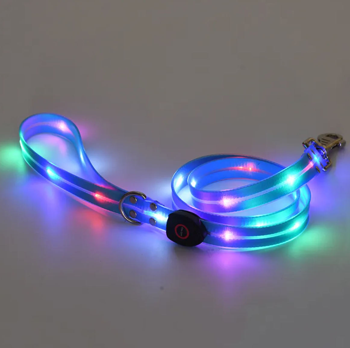 Rechargeable LED Dog Collar & Leash Set