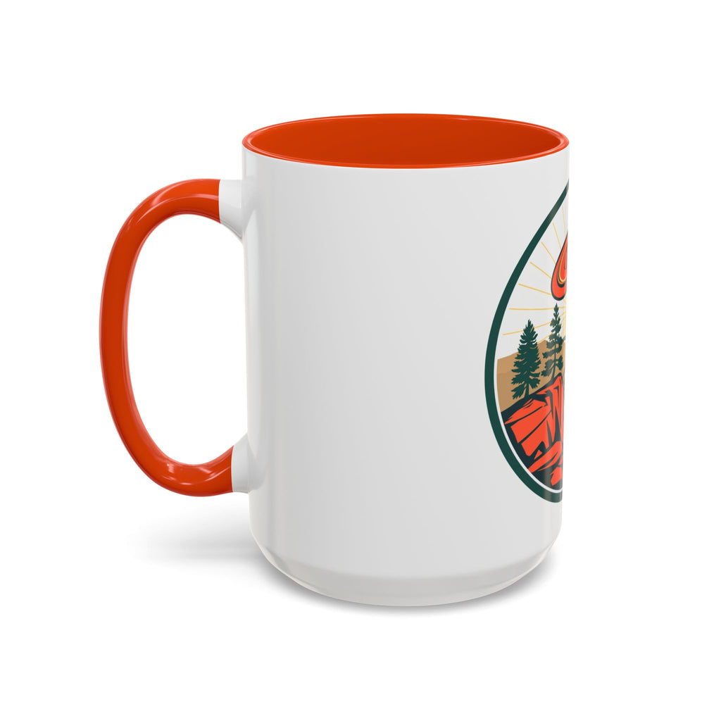 CanyonCache Disc Golf Canyon Mug — Retro Disc Golf Coffee Mug