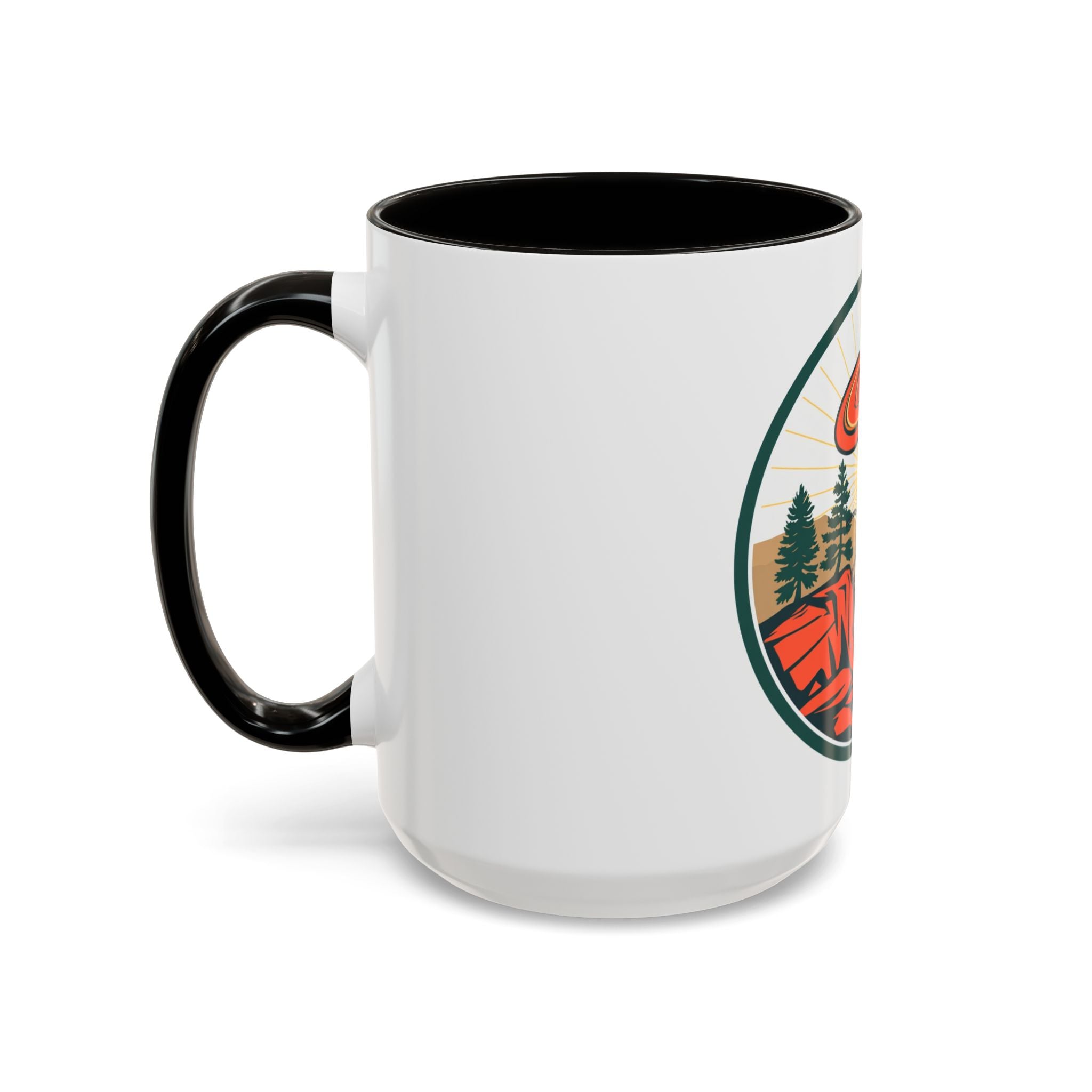 CanyonCache Disc Golf Canyon Mug — Retro Disc Golf Coffee Mug
