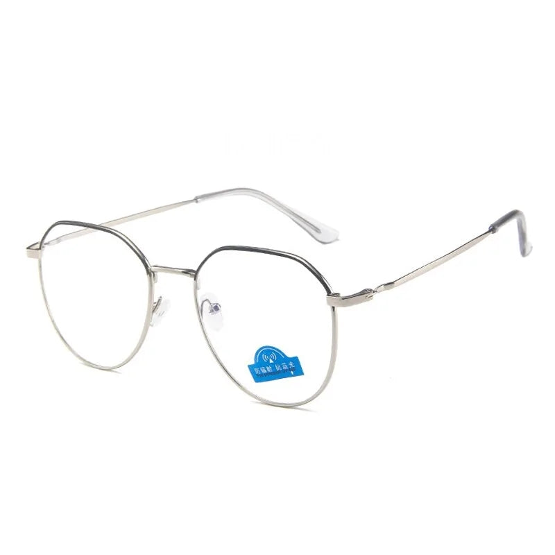 Blue Light Blocking Glasses — Anti Eye-Strain (Metal Frame)