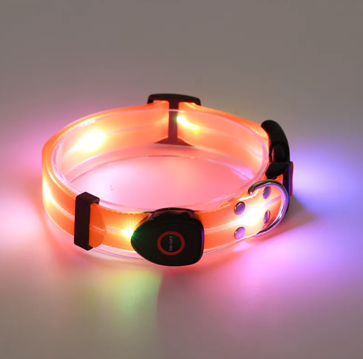 Rechargeable LED Dog Collar & Leash Set