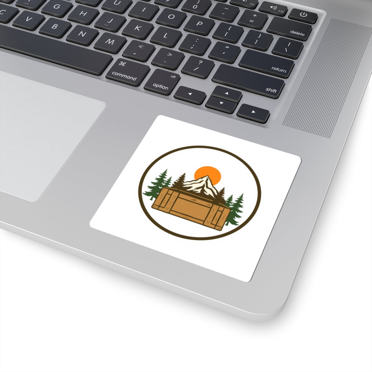 CanyonCache Cache Crate Sticker — Vinyl Kiss-Cut