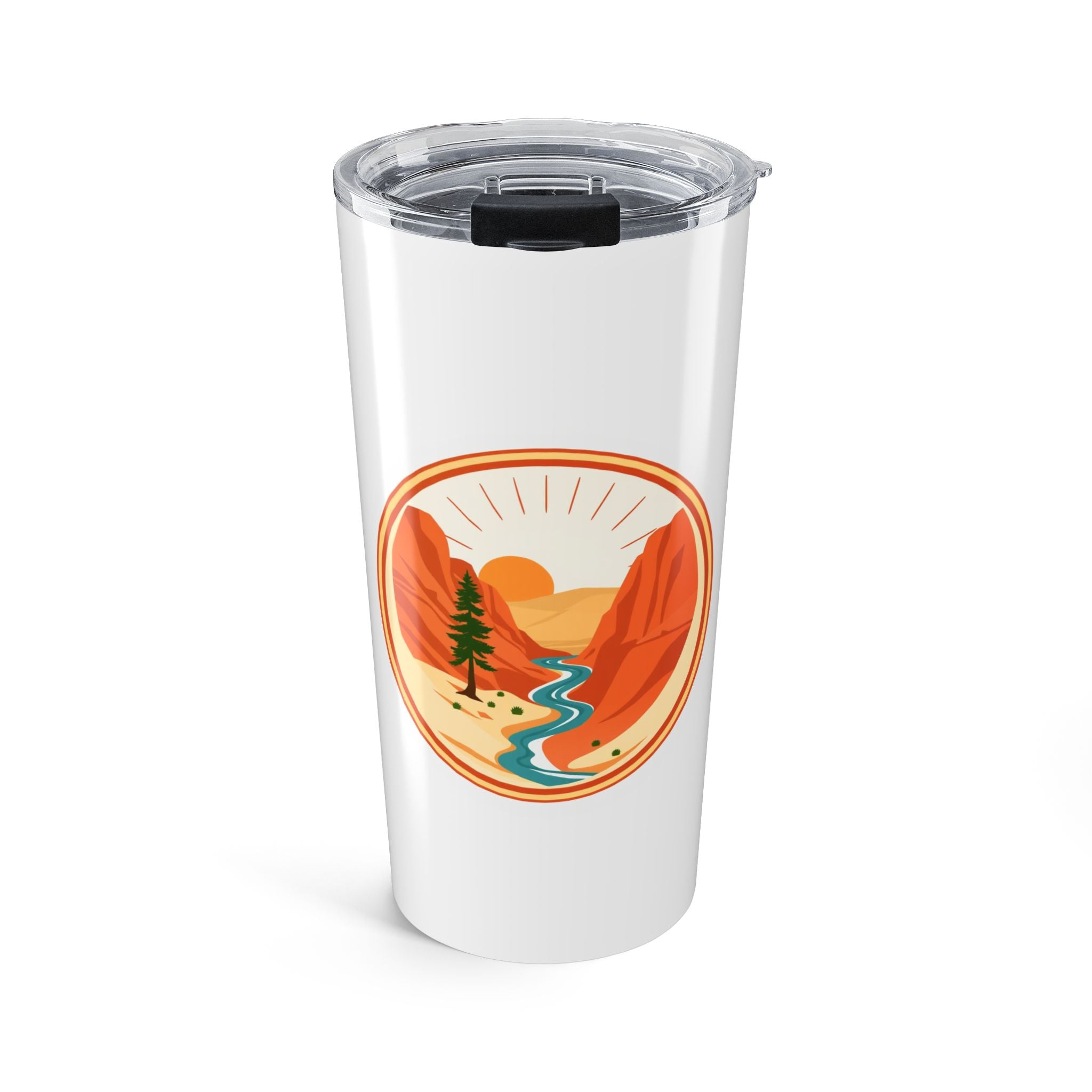 CanyonCache Canyon Badge Tumbler — 20oz Insulated Travel Tumbler